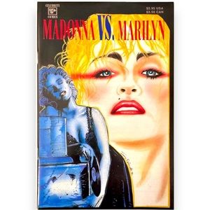MADONNA vs MARILYN monroe  1992 COMIC BOOK by CELEBRITY COMICS 31 Years Old!